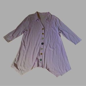 Soft Surroundings Danielle Jewel Button Tunic